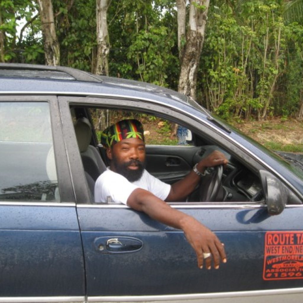 taking a taxi in jamaica