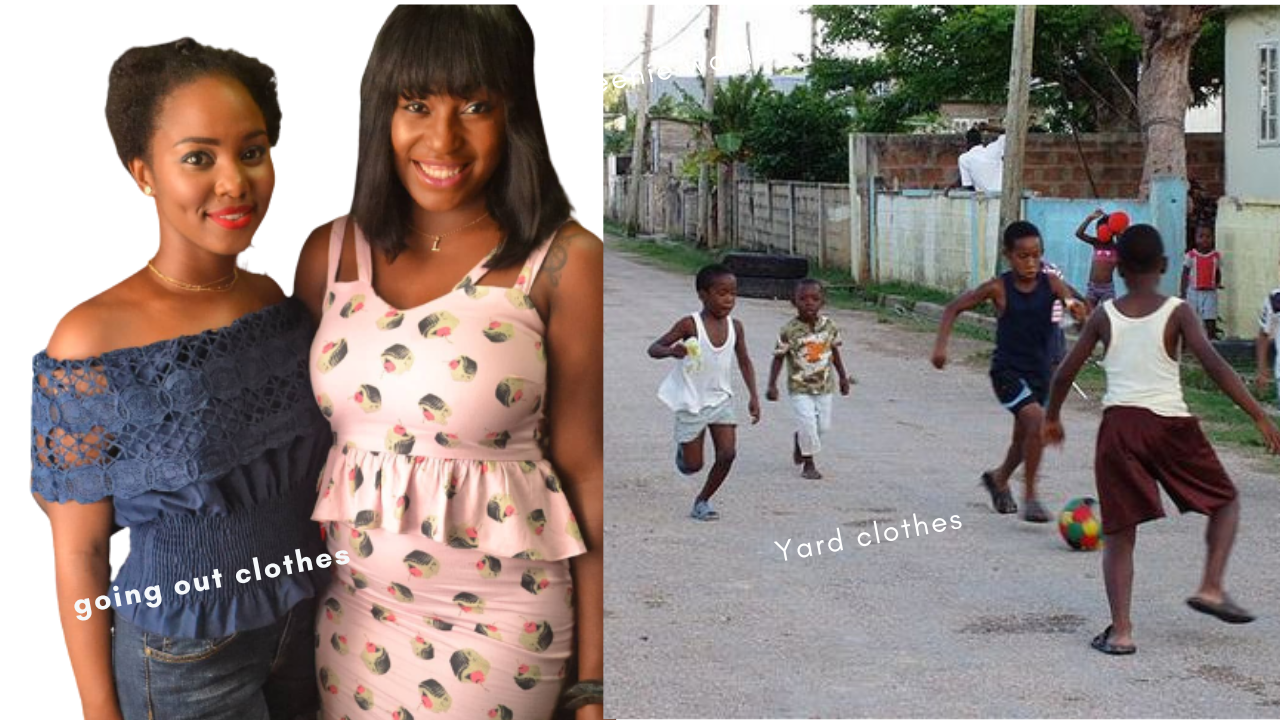 Picture showing clothes that Jamaicans wear